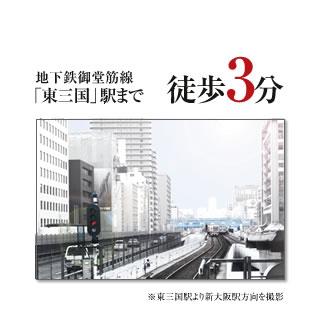 「東三国駅」まで徒歩3分